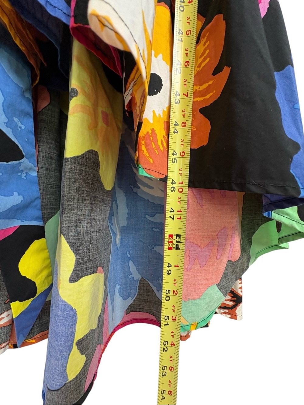 Christopher John Rogers Target Floral Puff Sleeve High Low Poplin Dress Size M - Picture 11 of 13